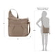 thumbnail image 3 of Travelon Anti-theft Signature 3 Compartment Cross Body Bag, Sable, 3 of 8