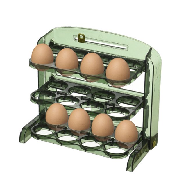 Récipient de Rangement d'Œufs de Cuisine Multicouche pour Réfrigérateur