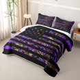 thumbnail image 3 of Erosebridal Camouflage Flag Quilt King for Women Men, Purple Rustic Branches King Coverlet Set, 3pcs, 3 of 7