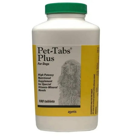 UPC: 0087219013229 | Zoetis Pet-Tabs Plus Vitamin-Mineral Supplement for Dogs 60/180ct