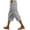 White, variant on Women's Striped Wide Leg Pants Button Down Front Elastic Waist Drawstring Casual Summer Beach Wear Loose Culottes Mid-Calf Length Trousers Multiple Color Options