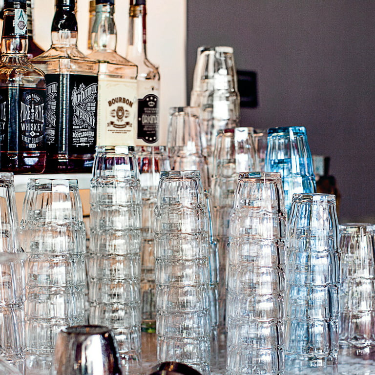 Bormioli Rocco Rock Bar Lounge Rocks Glasses in Ice Blue (Set of 6)