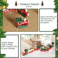thumbnail image 4 of Colgante de árbol de Navidad de madera, 6 piezas de tren de Navidad de madera, adorno colgante de árbol de Navidad artesanal de madera, colgador de árbol de Navidad, mini tren de juguete para, 4 of 5