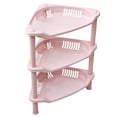 thumbnail image 1 of Shisuyan Kitchen Storage Rack Pink Plastic 1Pcs 13.4x11x7.5in Space Saving, 1 of 8