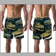 thumbnail image 3 of luoweisi Men's Beach Shorts Quick Dry Swim Trunks with Mesh Lining Crocodile XL, 3 of 5