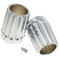 thumbnail image 2 of Indian Motorcycle 2880799-156 Polaris Chrome Grooved Exhaust Tips Genuine OEM, 2 of 11