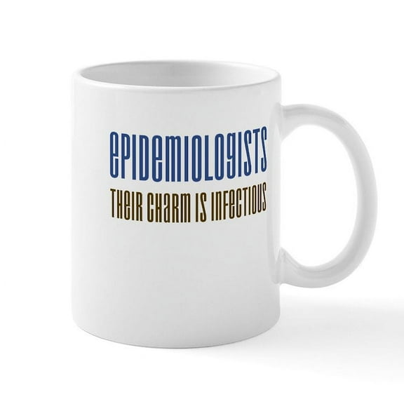 CafePress - Epidemiologists Charm Mug - 11 oz Ceramic Mug - Novelty Coffee Tea Cup