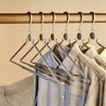 thumbnail image 7 of 3 Pcs Foldable Clothes Hangers, Space Saving Collapsible Clothing Hangers, Portable Travel Garment Hangers, Multi Hook Non Slip Closet Storage Hangers, Fold Up Apparel Drying Hangers, 7 of 7