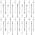 thumbnail image 1 of 40 Pcs Rallonge de Chaîne en Acier Inoxydable 64-80mm Extension de Chaîne Collier Bracelet Rallonge de Chaîne Pendentif Chaîne de Cheville Rallonges de Queue Chaîne pour Fabrication de Bijoux DIY, 1 of 8