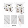 thumbnail image 6 of Groundhog Day Kitchen Curtains Sets for Windows 3 Piece, Spring Cute Brown Aniamls Carrot Kitchen Curtains and Valances Tier Set 36 Inch Length Swag Curtain for Living Room Cafe Bathroom Bedroom, 6 of 6