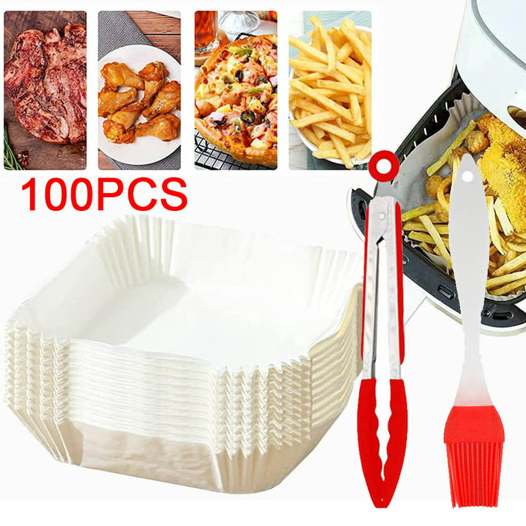 Air Fryer Liners, Air Fryer Disposable Paper Liner, Square Air