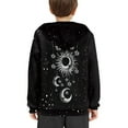 thumbnail image 5 of DISNIMO Sun Moon Pullover Hoodies for Boys Star Hoodie Galaxy Sweatshirt Kids Streetwear Hoodie with Pockets Girls Hooded Sweatshirts Size 6-7 Children School Fall Clothes Boy, 5 of 7