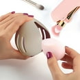thumbnail image 3 of Tnobhg Travel Makeup Brush Holder Makeup Sponge Holder Dustproof Silicone Makeup Brush Bag Pouch Beauty Egg Case Organizer Travel Essentials, 3 of 8