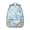 Sky-blue-60, variant on Beach and Sea Creatures Student Backpack Durable Waterproof Composite Oxford Cloth with Tropical Seahorse and Fish Print, Adjustable Straps, Large Capacity for Outdoor and Daily Commuting