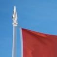 thumbnail image 1 of PENIKOKO 3pcs Flagpole Decorations Silver Plastic Topper for Office Relocation, 1 of 8