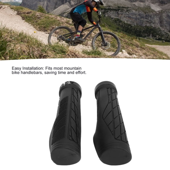 High,Grip Rubber Bike Handlebars, Enhanced Comfort Control For Cycling, 1 Pair