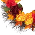 thumbnail image 6 of Northlight Peony and Mum Artificial Fall Harvest Wreath - 24", 6 of 10