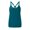 BU3, variant on Daznico Women's Square Neck Tankini Top - Split Front Swimwear for Beach & Pool, Modest Coverage,Size 2XL