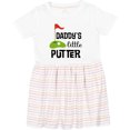 thumbnail image 3 of Inktastic Daddy Little Putter Mini Golf Girls Toddler Dress, 3 of 5