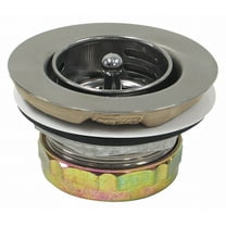 Perfect Putty Sink Drain,3 in Dia,SS  59-3050