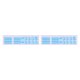 thumbnail image 4 of Sidaley Etiqueta engomada de la ventana del coche Calcomanías luminosas del botón de elevación Desmontable Interior Azul Blau 2piezas Sidaley CBP322022, 4 of 5