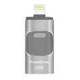 thumbnail image 1 of Clé Usb, 3 en 1 Clé Usb 3.0, Stockage Externe Compatible avec Iphone Ipad Android Ordinateur, 1 of 5
