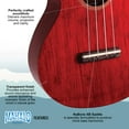 thumbnail image 4 of Hano Concert Ukulele w/Bag Trans Wine Red, 4 of 7