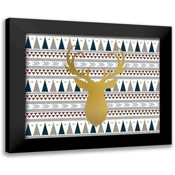 Kimberly, Allen 14x12 Black Modern Framed Museum Art Print Titled - Oh Deer 2