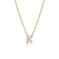 thumbnail image 1 of Diamondlite Cubic Zirconia Mini Initial K Necklace - Gold, 1 of 1
