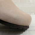 thumbnail image 4 of Women's Adjustable Buckle Strap Flat Mules Retro Closed Toe Anti-skid Cork Clogs Casual Slides Shoes For Men, 4 of 8