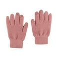 thumbnail image 5 of PMVFHDE Mens Gloves Solid Color Winter Thickened Knitted Outdoor Warm Screen Snowman Embroidered, 5 of 5