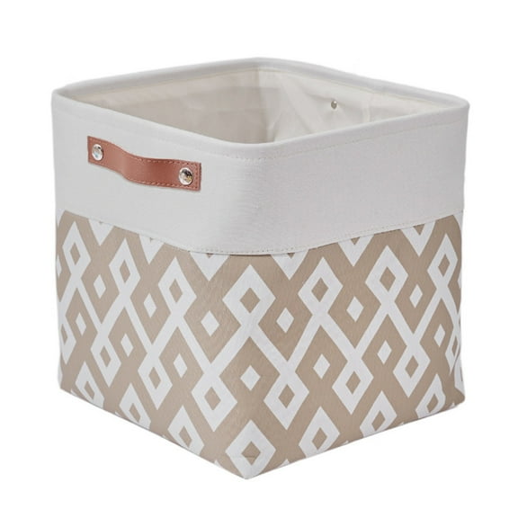 Vikakiooze Fabric Toy Storage Basket Cotton Linen Storage Box Thickened Storage Box Clothing Quilt Organisation