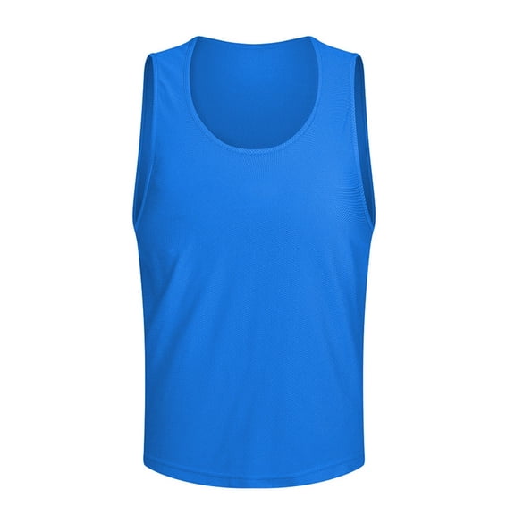 WUXIAN Child Solid Color Sleeveless Mesh Without Lace Up Sports Casual Vest Tops Against Clothing Versatile Streetwear