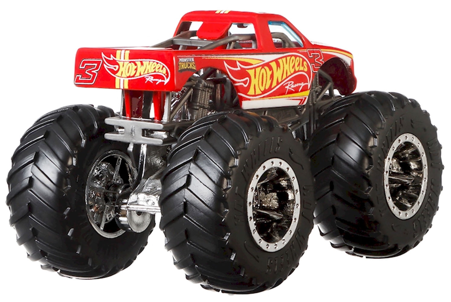 Hot Wheels Monster Trucks Spider-Man Character Vehicle - Connect and Crash  Car Included 30/50 1:64 - Red and Black Vehicle with Giant Wheels