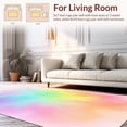 thumbnail image 2 of ODIKA 6' x 9' Machine Washable Non-Slip Area Rug, Abstract Cloud High Traffic Rug, Pink, 395243, 2 of 7