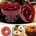 thumbnail image 5 of Donut Maker Cutter Creative Reusable Non Stick Fondant Cake Bread Dessert Mould Stamp Mould Home Kitchen DIY Baking Tool/ One-Press Multi-Shape Donut Mold Plum Blossom, 5 of 8