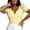 Yellow, variant on Sngxgn Womens Lightweight Short Sleeve V-Neck T-Shirt(Black,L)