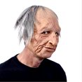 thumbnail image 1 of Halloween Holiday Funny Horrible Latex Old Man Face Cover Headgear Gift Sweethay AP007049-02, 1 of 6