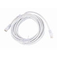 thumbnail image 4 of Monoprice Cat5e Ethernet Patch Cable - 14 Feet - White | Network Internet Cord - RJ45, Stranded, 350Mhz, UTP, Pure Bare Copper Wire, 24AWG, 4 of 5