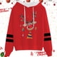 thumbnail image 2 of WILLBEST Sudadera con Capucha y Cordón Ajustable con Estampado Navideño Informal para Mujer X-Grande, 2 of 3