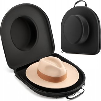 Multifunctional Black Hats Box For Men And Women Ideal For  display picture 1