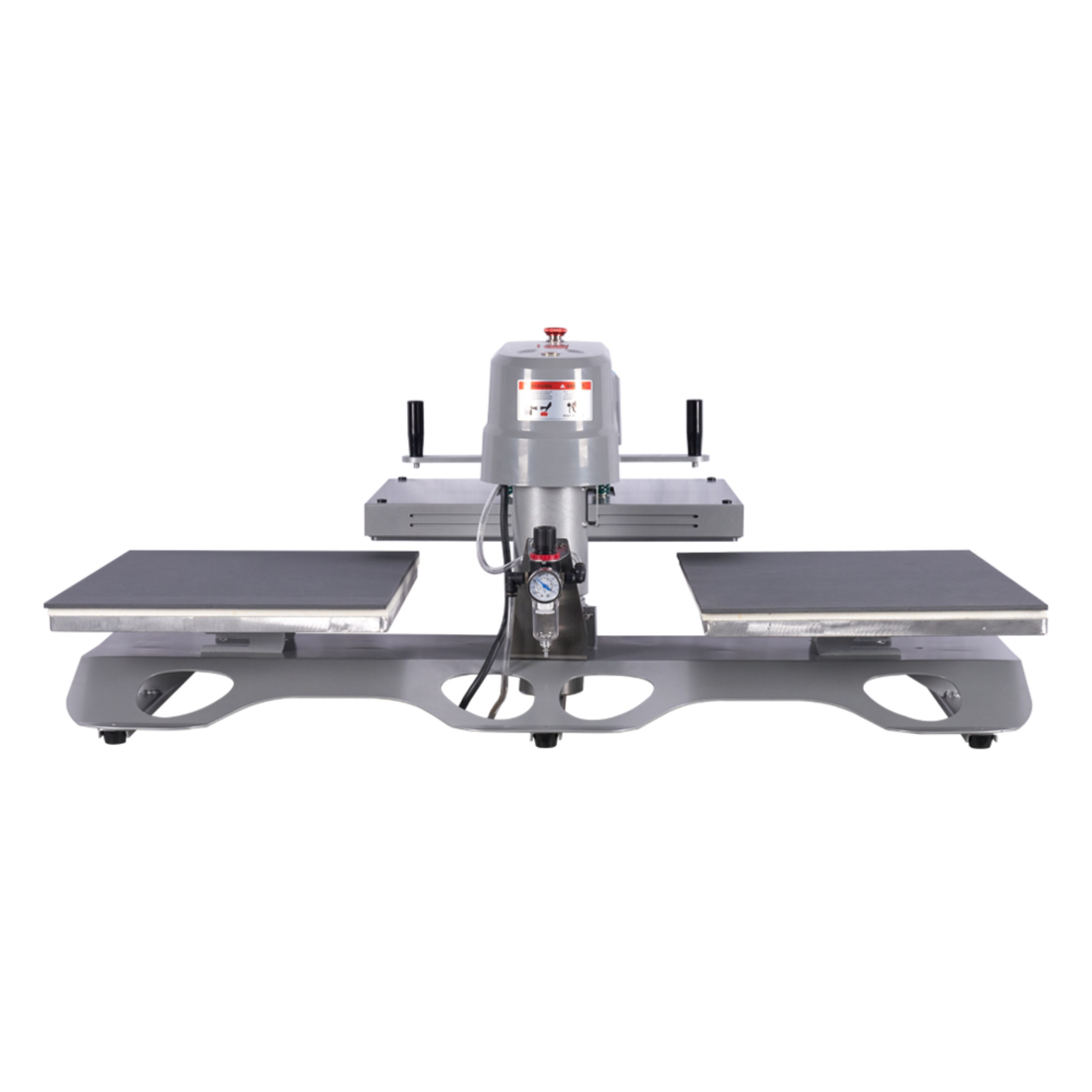 Heat Press Machine, Pneumatic Dual Platen Swing Away Heat Press 16x20