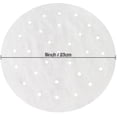 thumbnail image 2 of 100pcs 9 Inch Perforated Paper Bamboo Steamer Paper Liners Steamer, 2 of 2