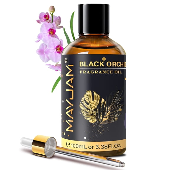 MAYJAM Orchid Blossom Fragrance Oil 100ML, Multipurpose Scented Oil for DIY Candle Soap Freshie Making, Diffuser Aromatherapy, Perfume Craft