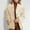 Khaki, variant on Suede Blazers for Women 2024 Fall Fashion Lapel Collar Single Breasted Work Dressy Suit Jacket Oversized Casual Outwear Coats
