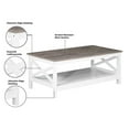 thumbnail image 4 of Saint Birch Lambert Modern Farmhouse White Coffee Table, 4 of 5