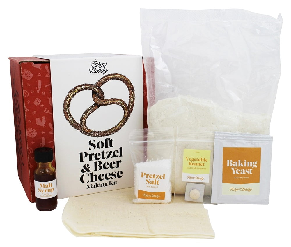 Farm Steady Soft Pretzel and Beer Cheese Making Kit