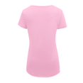thumbnail image 4 of Sweet Home Farm Short Sleeve Shirts for Women Ladies Casual Letter Printed T Shirt T Shirts for Women Pink, 4 of 4
