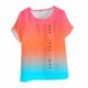 thumbnail image 4 of Camisas de Manga Corta para las Mujeres Casual Cuello Redondo Cómodo Regular de Lino Blusa Botón Superior Verano Manga Corta Tops para las Mujeres, 4 of 8
