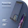 thumbnail image 4 of TUDIA Merge Motorola Moto G Stylus 5G 2024 Case Dual Layer Heavy Duty - Indigo Blue, 4 of 6